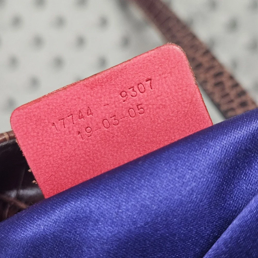 ETRO Velvet Embossed Leather Tote Bag‎ Purse